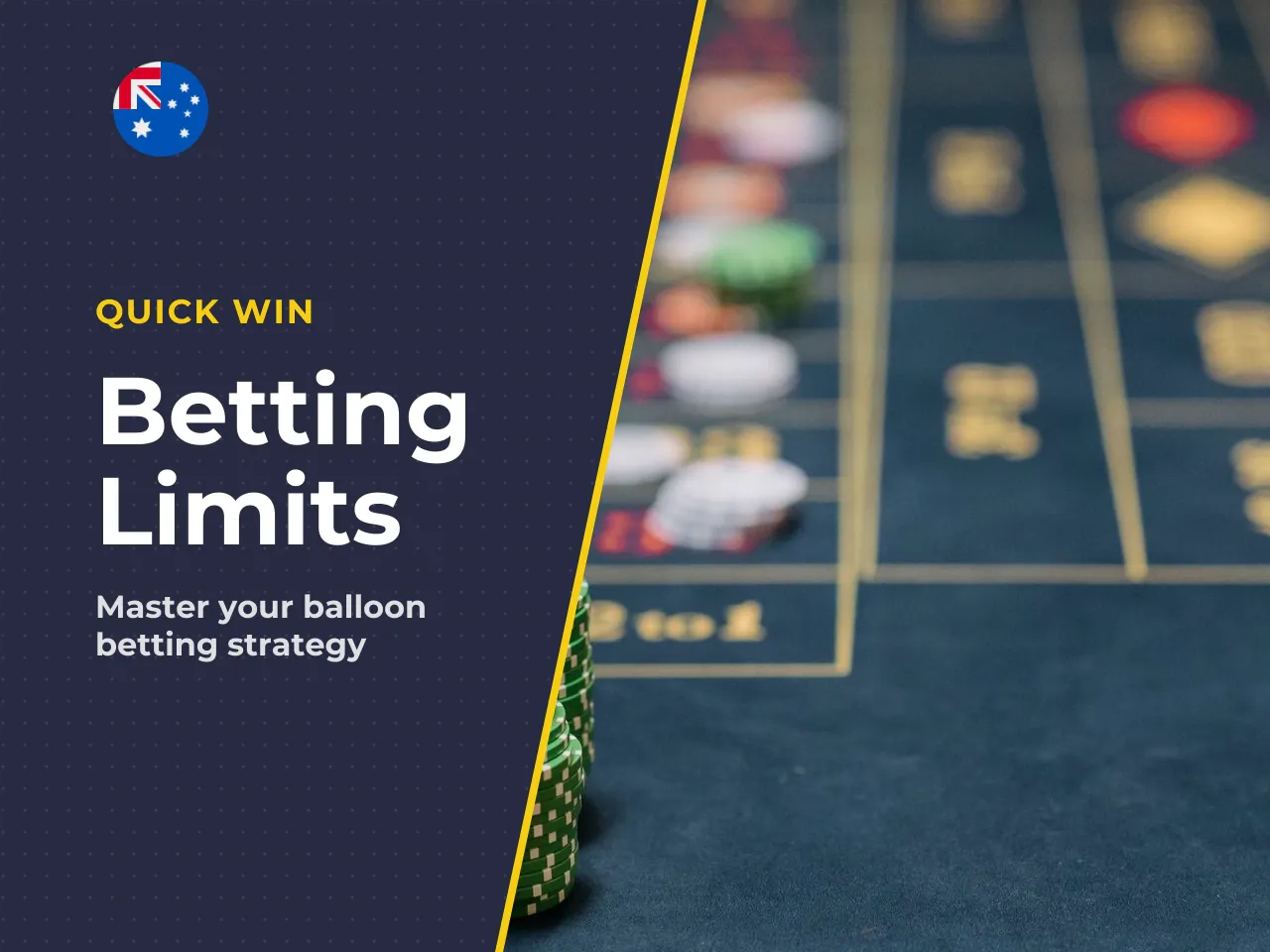 Bet sizes, balance management and risk