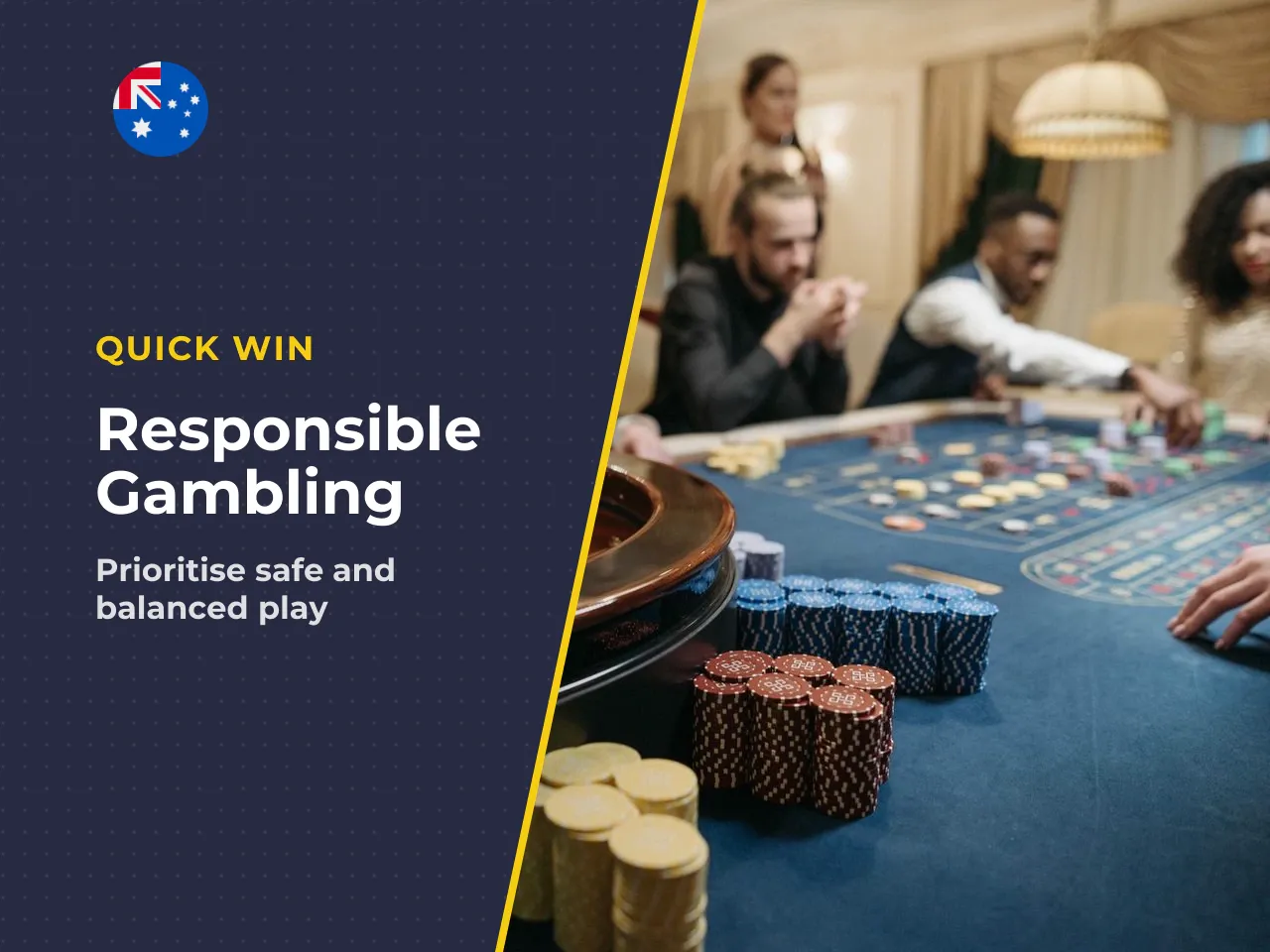 Responsible gambling support in Australia. Gambling