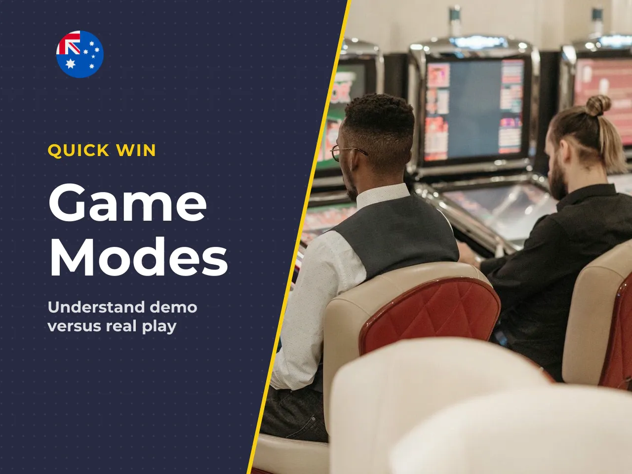How demo differs from real-money play