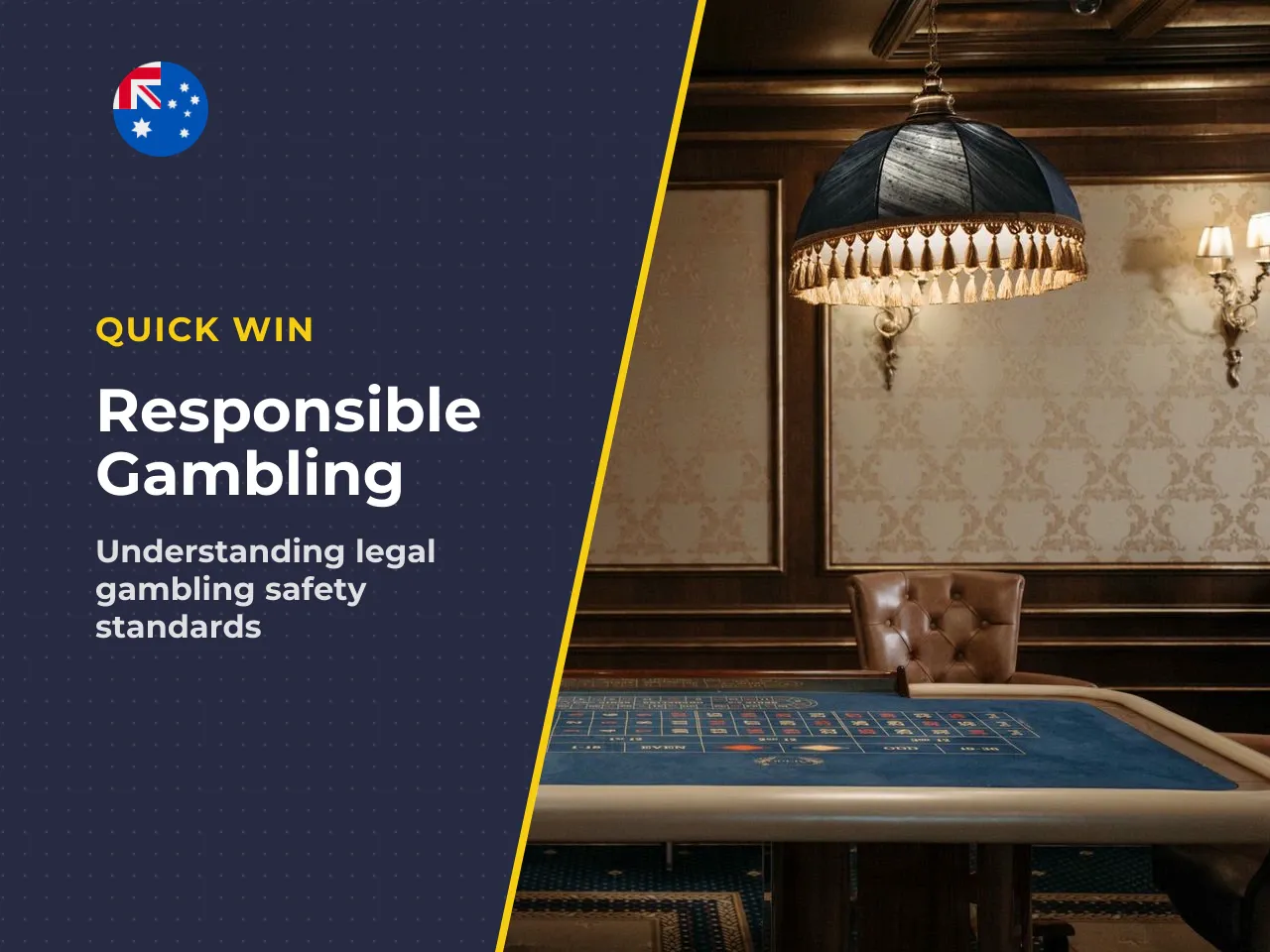 Responsible gambling and the Australian legal