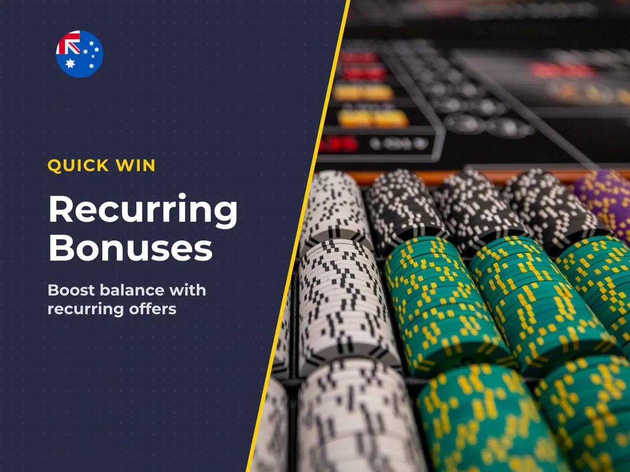 Recurring Offers Reload, Cashback and Special