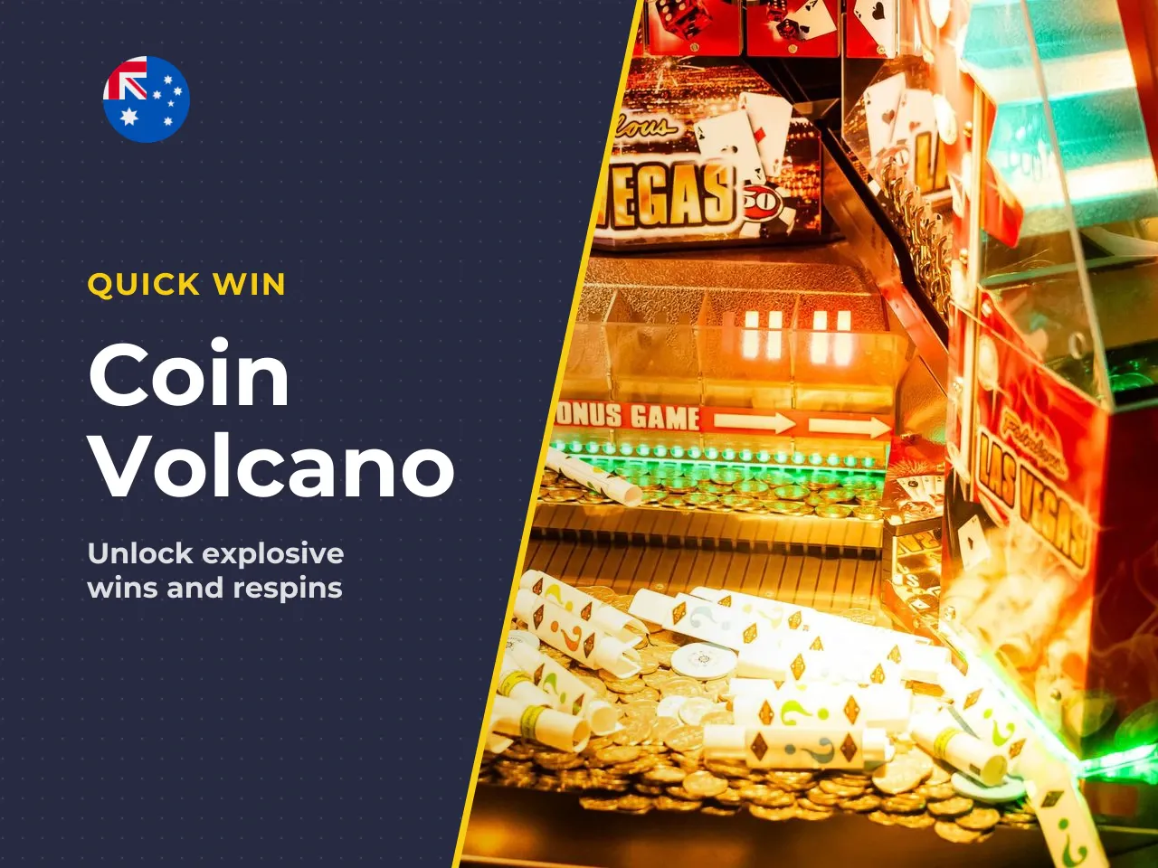 Coin Volcano is a compact 3