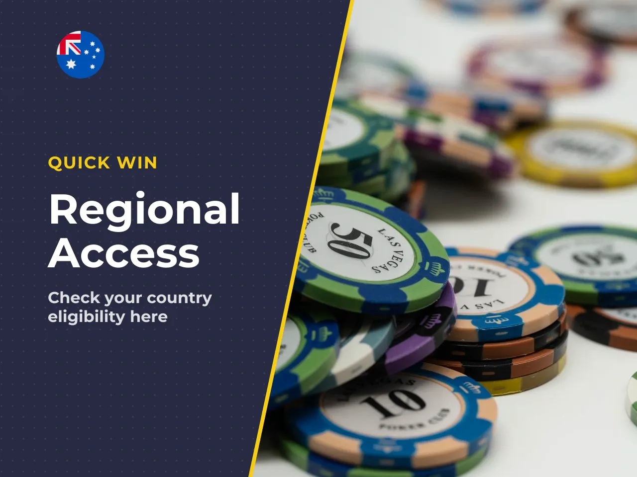 Regional Availability and Currency. QuickWin operates