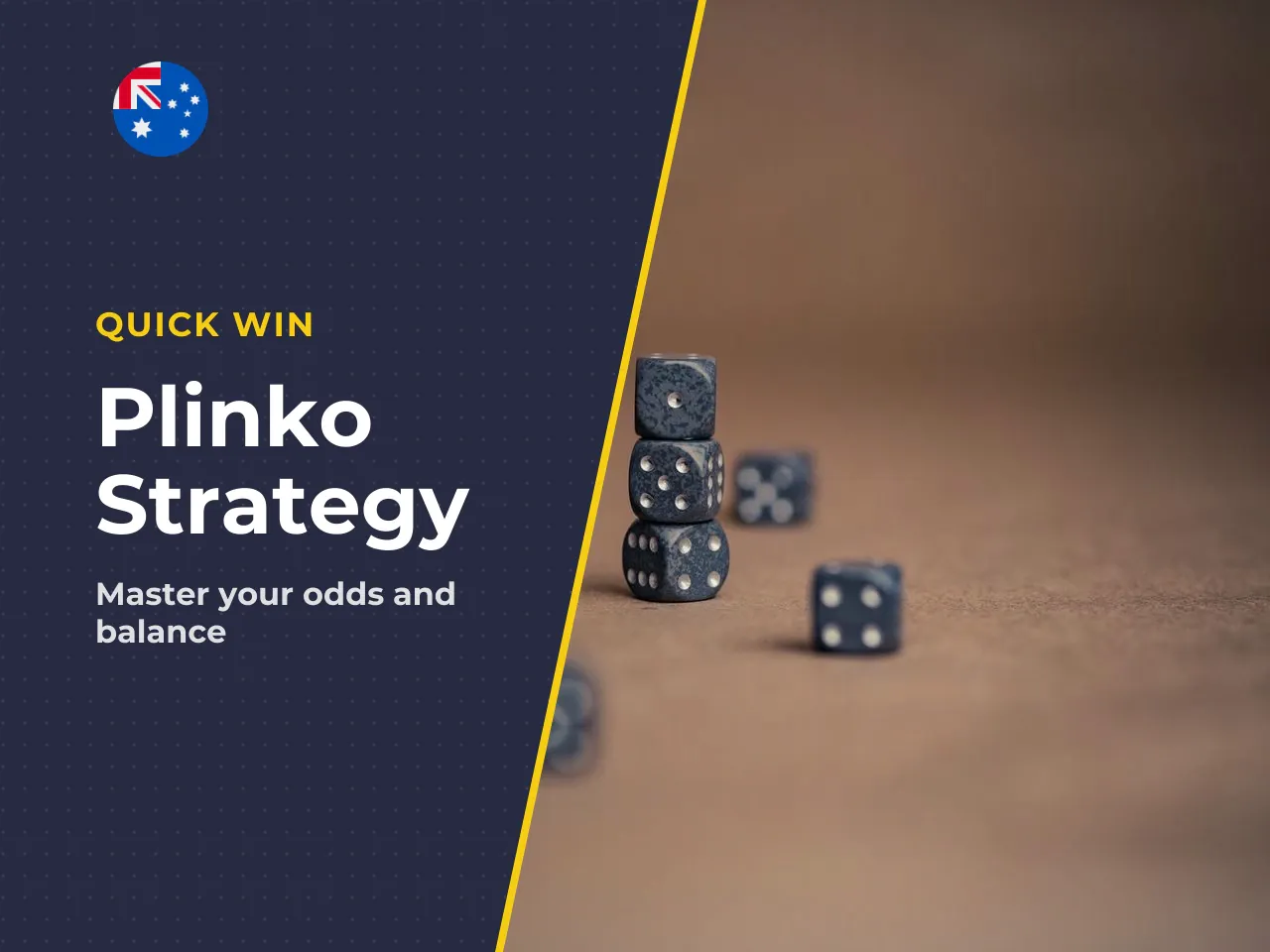 Plinko strategy thus reduces to configuration