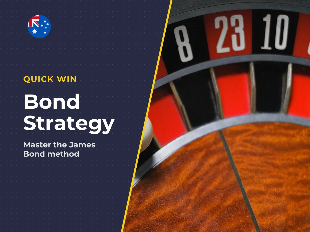 Strategy 6 James Bond. Type non-progressive