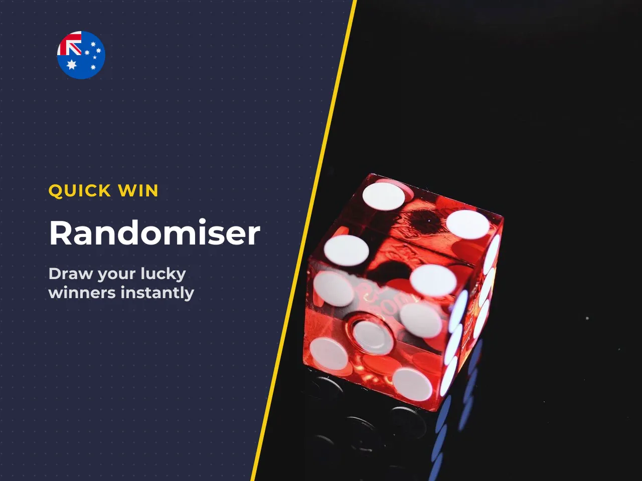 1. Free universal randomiser runs in
