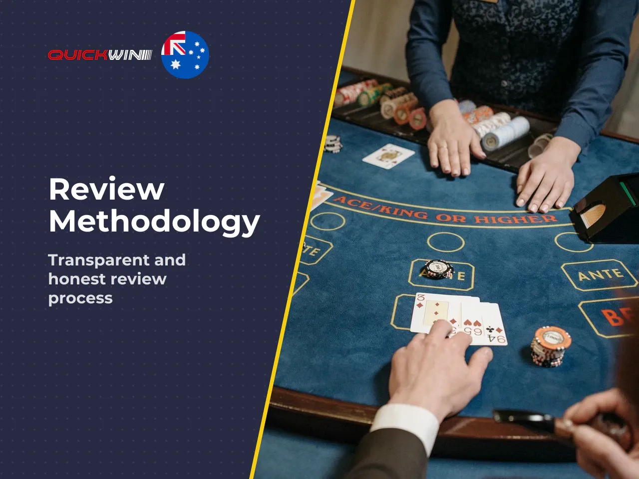 How we reviewed QuickWin. Our method