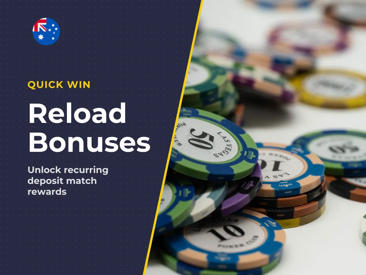 Reload Bonuses and Recurring Promotions. Existing